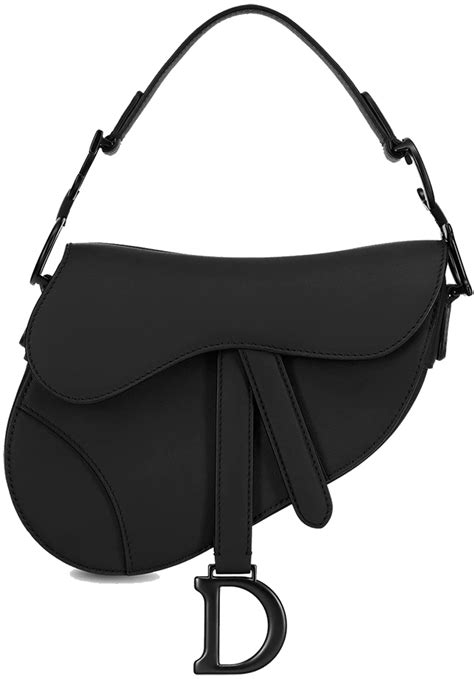 all black dior saddle bag.